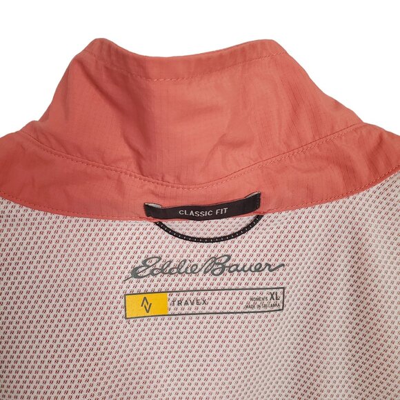 Eddie Bauer Womens Size XL Shirt Shacket Travex Roll Tab Vented Outdoorsy Sports - Picture 5 of 8